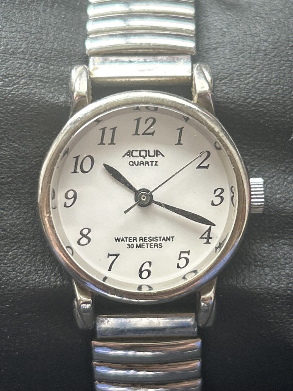 Acqua Silver Tone White Dial Women’s Quartz Watch